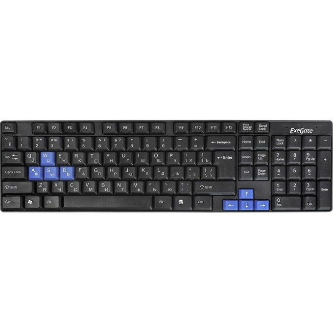 Клавиатура EXEGATE PROFESSIONAL STANDARD LY-402N COLOR BOX EX283618RUS