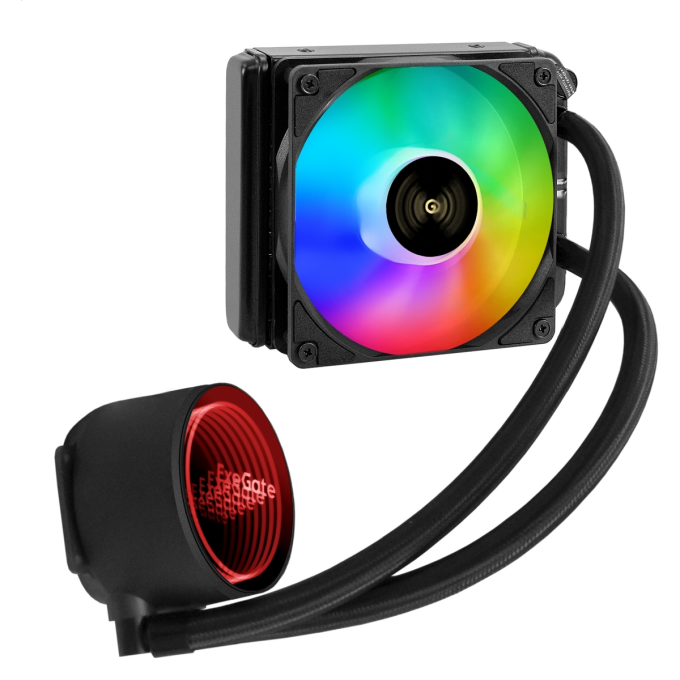 Комплект водяного охлаждения EXEGATE BLACKWATER-120V3.PWM.RGB EX298720RUS