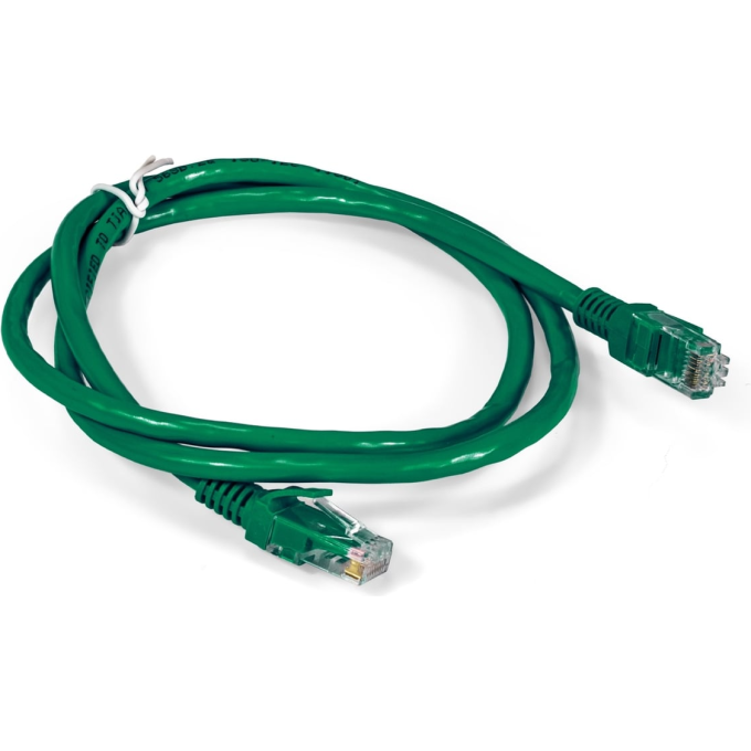 Патч-корд EXEGATE UTP-RJ45-RJ45-C6-1M-GN, 1 м, зеленый EX297188RUS