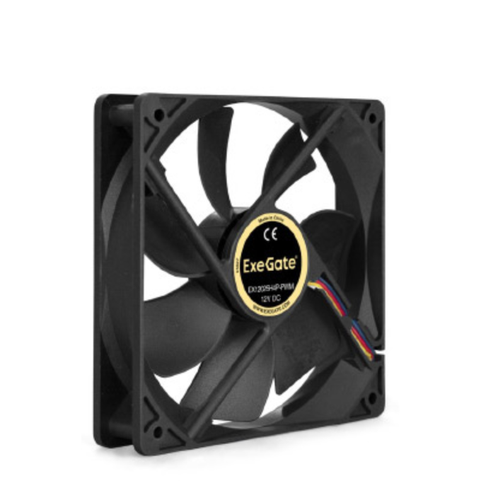 Вентилятор 12В DC ExeGate ExtraSilent ES12025H2P 120x120x25 мм EX299887RUS
